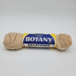 Vintage Botany Brand Saxatones 100% Pure Virgin Wool‎ Yarn Beige 1 Oz NEW OS